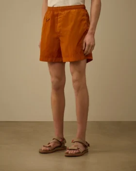 Eco-Chrome R Logo Embroidery Swim Shorts