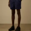 Eco-Chrome R Logo Embroidery Swim Shorts