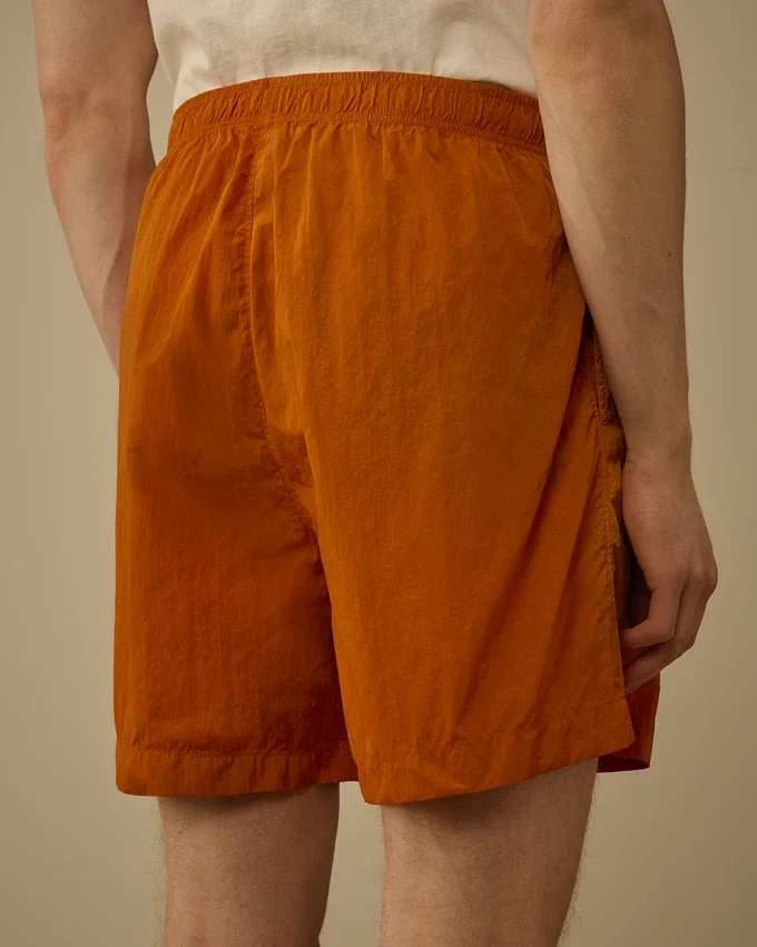 Eco-Chrome R Logo Embroidery Swim Shorts