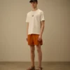 Eco-Chrome R Logo Embroidery Swim Shorts