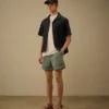 Eco-Chrome R Logo Embroidery Swim Shorts