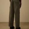 Flatt Nylon Loose Cargo Lens Pants