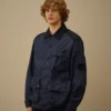 Flatt Nylon Mixed Button Lens Jacket