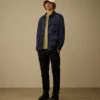 Flatt Nylon Mixed Button Lens Jacket