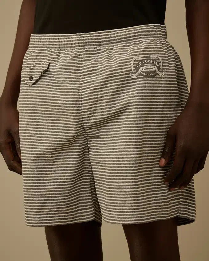 Flatt Nylon Printed Swim Shorts