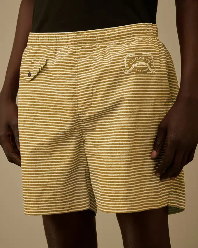 Flatt Nylon Printed Swim Shorts