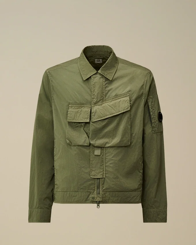 Heavy Chrome-R Zipped Lens Overshirt