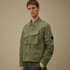 Heavy Chrome-R Zipped Lens Overshirt