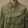 Heavy Chrome-R Zipped Lens Overshirt