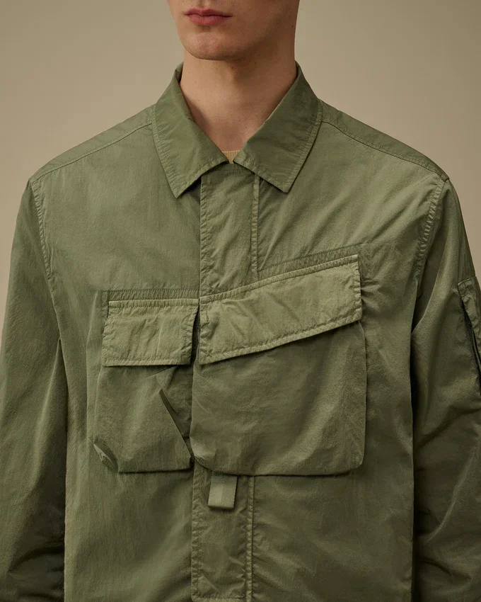 Heavy Chrome-R Zipped Lens Overshirt