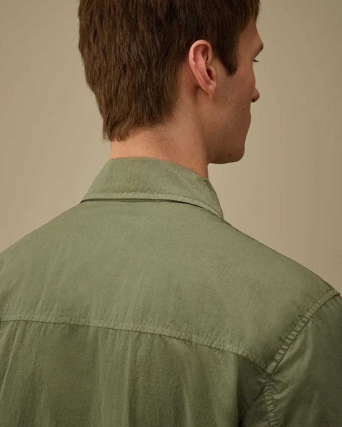 Heavy Chrome-R Zipped Lens Overshirt