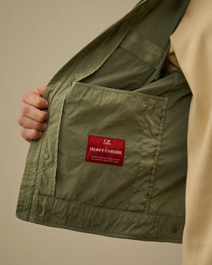 Heavy Chrome-R Zipped Lens Overshirt