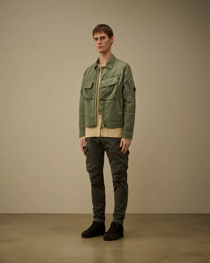 Heavy Chrome-R Zipped Lens Overshirt