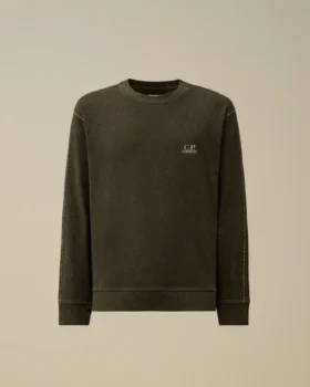 Heavy Jersey Plated Crewneck Sweatshirt