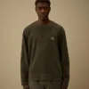 Heavy Jersey Plated Crewneck Sweatshirt