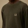 Heavy Jersey Plated Crewneck Sweatshirt