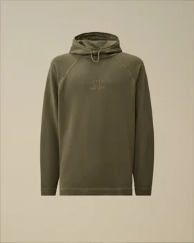 Heavy Piquet Hooded Sweatshirt