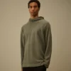 Heavy Piquet Hooded Sweatshirt