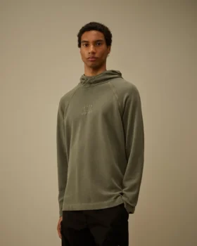 Heavy Piquet Hooded Sweatshirt