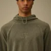 Heavy Piquet Hooded Sweatshirt