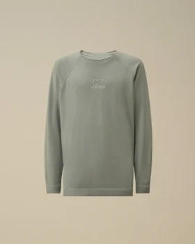 Heavy Piquet Pigment Dyed Mockneck Sweatshirt