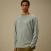Heavy Piquet Pigment Dyed Mockneck Sweatshirt