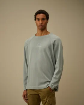 Heavy Piquet Pigment Dyed Mockneck Sweatshirt