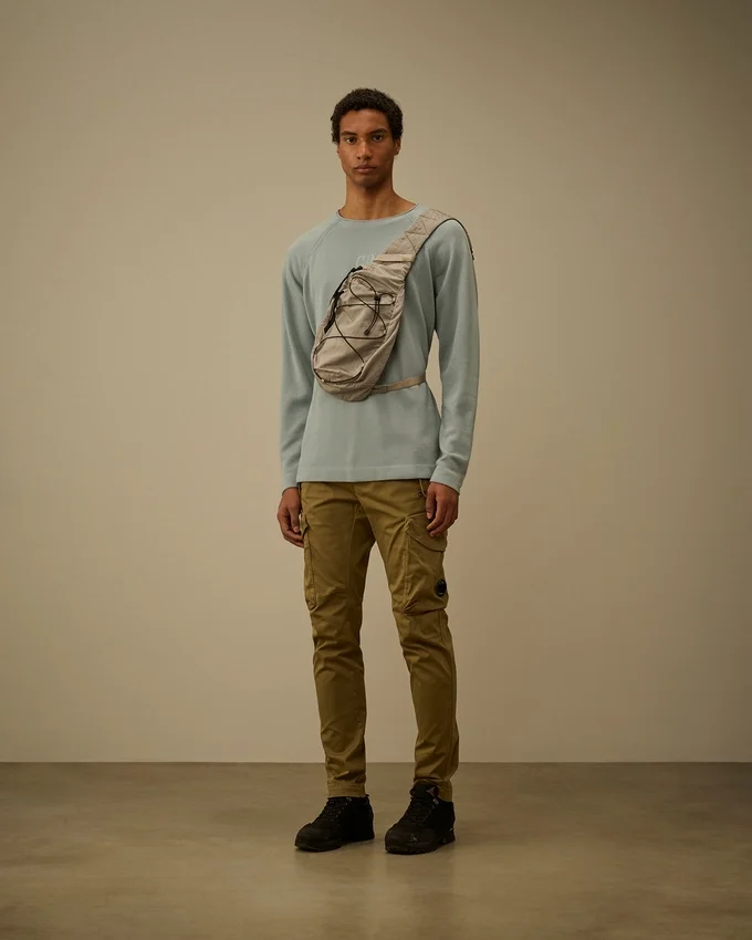 Heavy Piquet Pigment Dyed Mockneck Sweatshirt