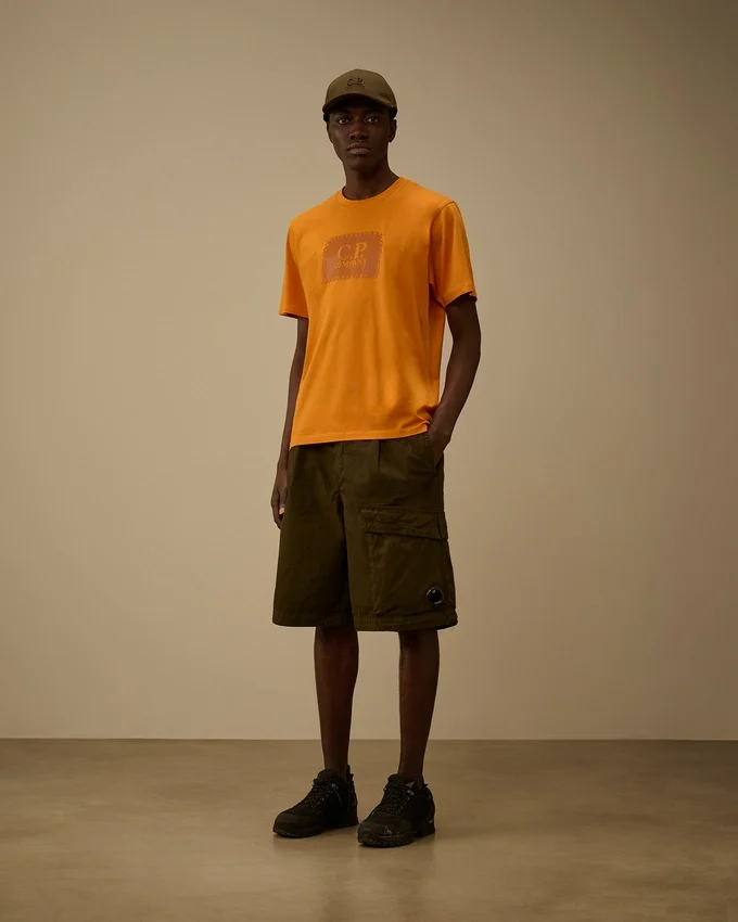 Jersey 30/1 Short Sleeve Logo Label T-Shirt