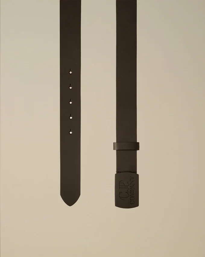 Leather Logo Belt