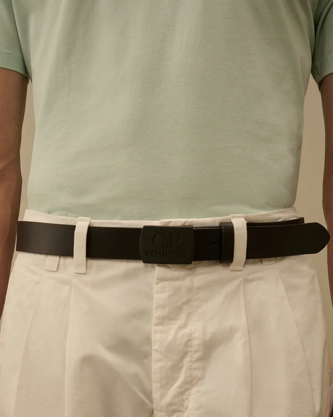 Leather Logo Belt