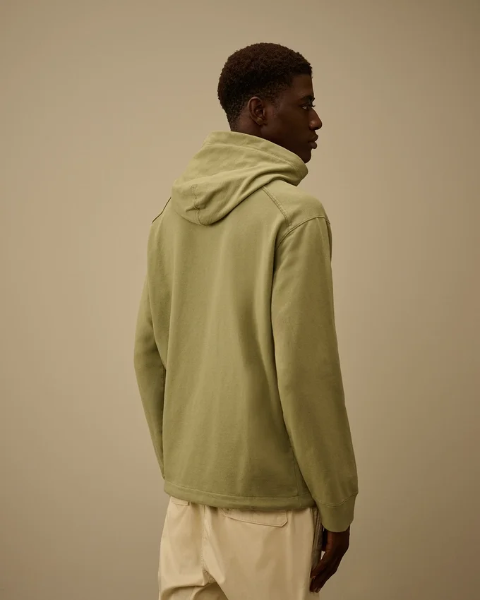Light Fleece Half Zip Lens Sweatshirt