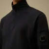 Light Fleece Half Zip Lens Sweatshirt