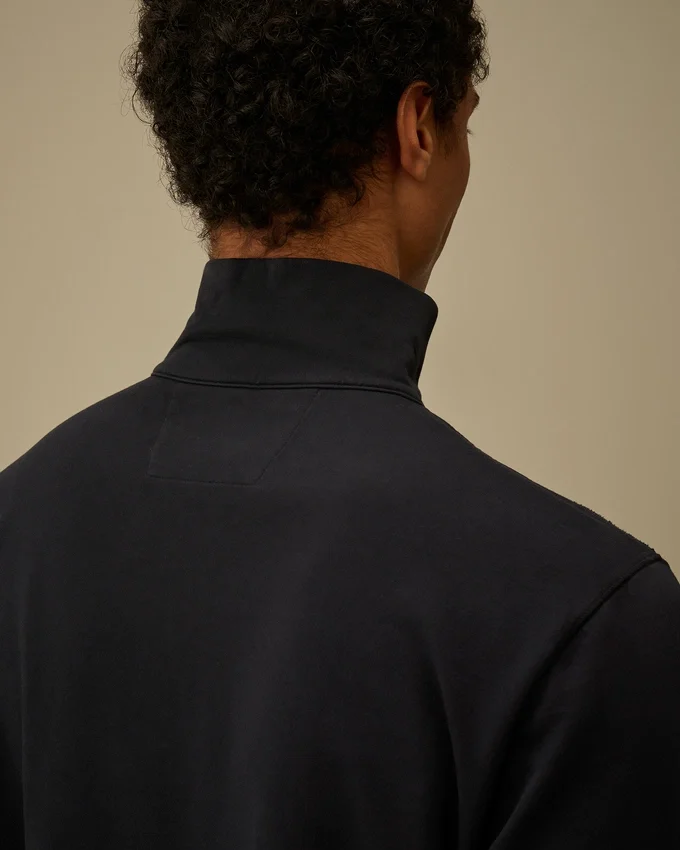 Light Fleece Half Zip Lens Sweatshirt
