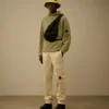 Light Fleece Half Zip Lens Sweatshirt