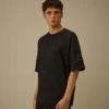 Light Fleece Short Sleeve Sweatshirt