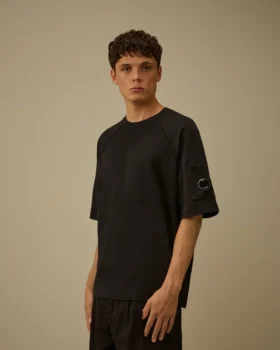 Light Fleece Short Sleeve Sweatshirt