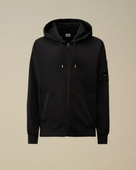 Light Fleece Zip Hooded Lens Sweatshirt