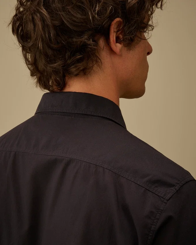 Light Mussola Long Sleeve Button Shirt