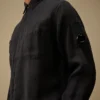 Linen Long Sleeve Button Lens Shirt