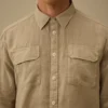 Linen Long Sleeve Button Shirt