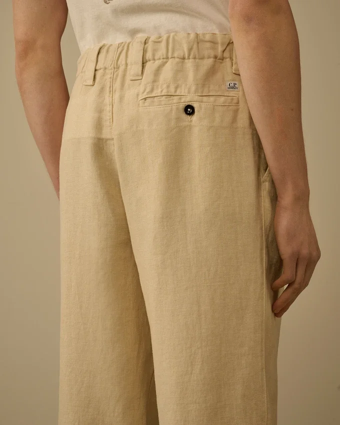 Linen Sack Loose Cargo Pants