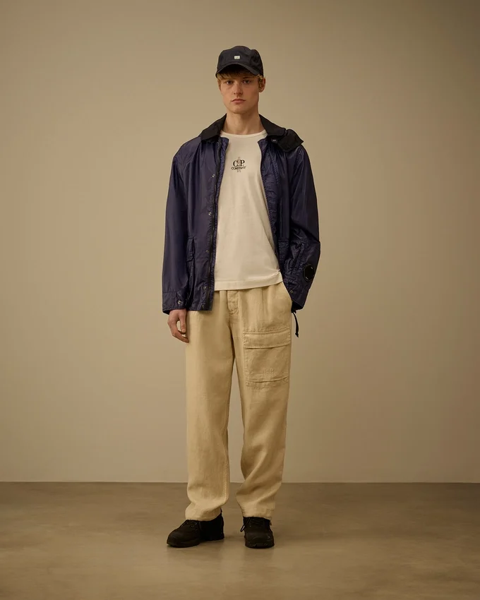 Linen Sack Loose Cargo Pants