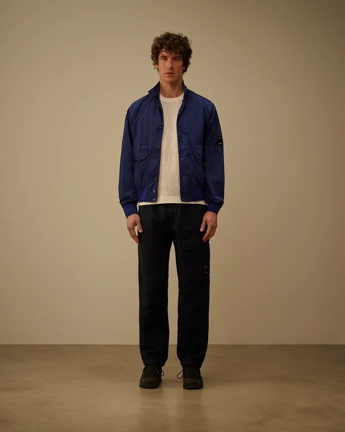 Linen Short Sleeve Crewneck Sweater