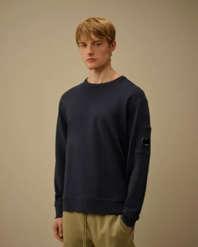 Malfilè Fleece Lens Crewneck Sweatshirt