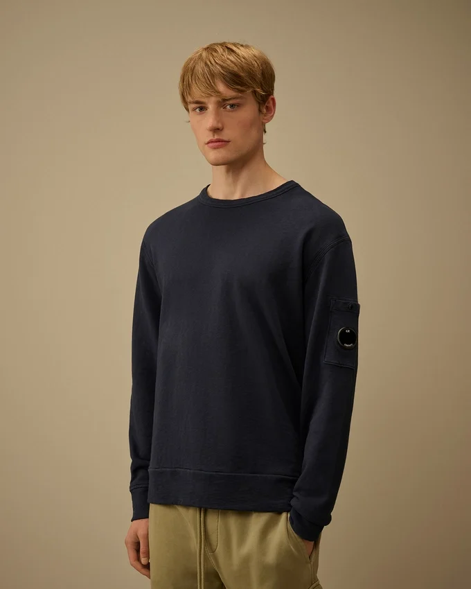 Malfilè Fleece Lens Crewneck Sweatshirt
