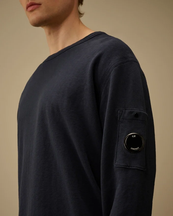 Malfilè Fleece Lens Crewneck Sweatshirt