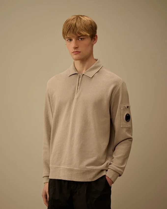 Malfilè Fleece Lens Half Zip Sweatshirt