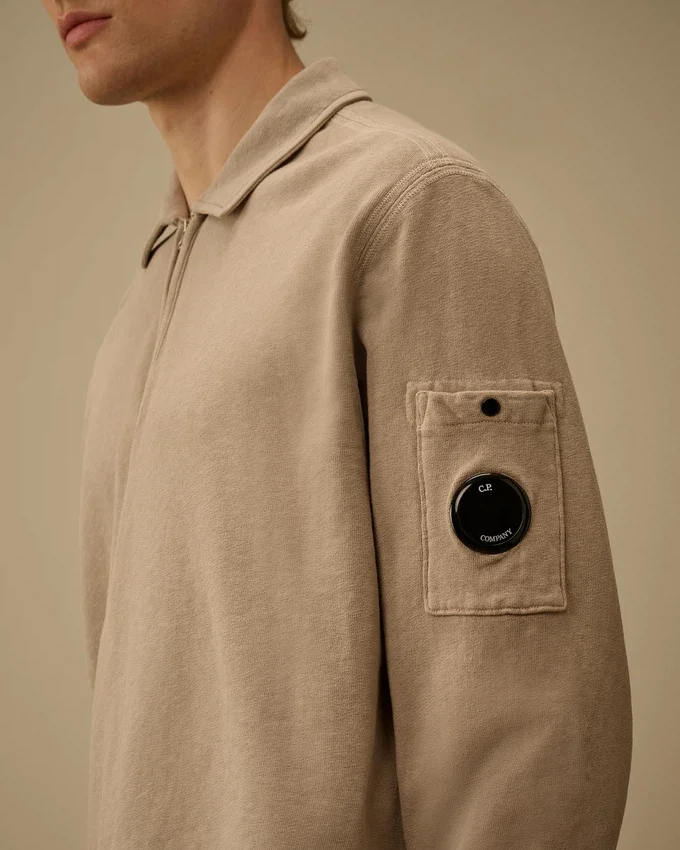 Malfilè Fleece Lens Half Zip Sweatshirt