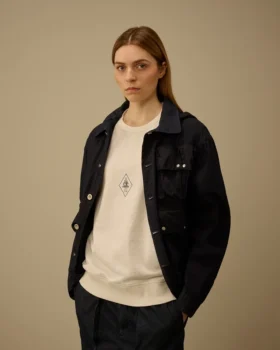 Malfilè Fleece Short Sleeve Sweatshirt